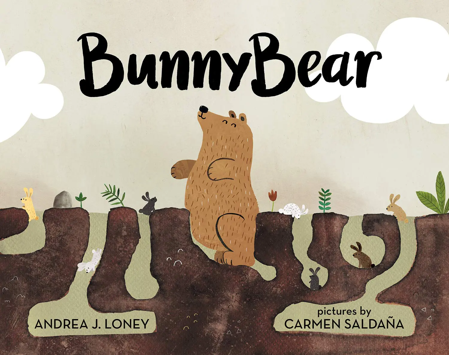 Llun clawr/Book cover image Bunnybear