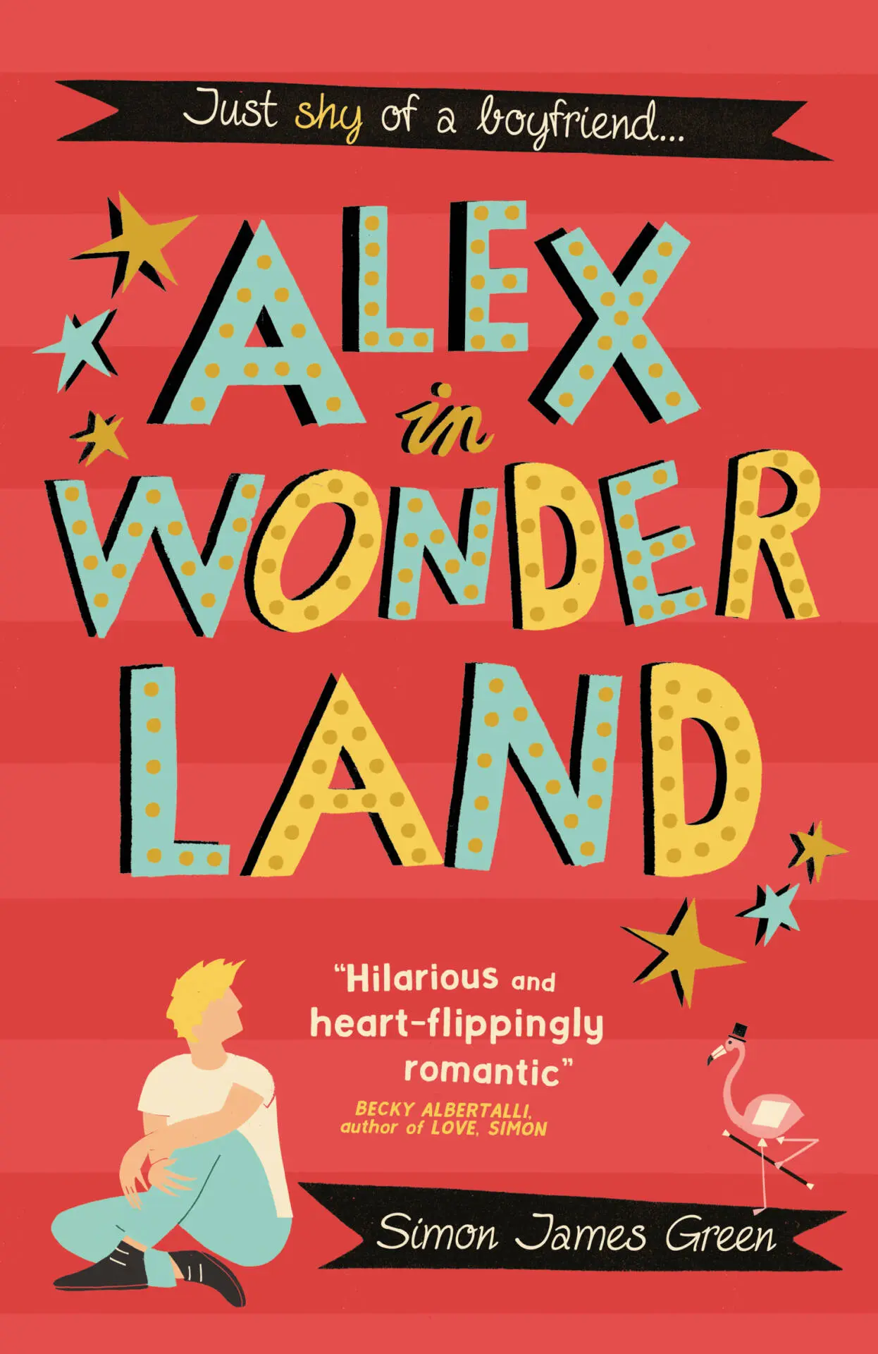 Llun clawr/Book cover image Alex in Wonderland